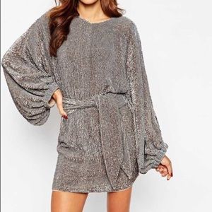 ❗️❗️ISO❗️❗️ASOS Red carpet oversized sequin dress